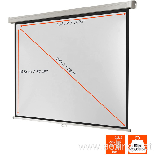 ceiling theatre projection screens price screen projector 4k